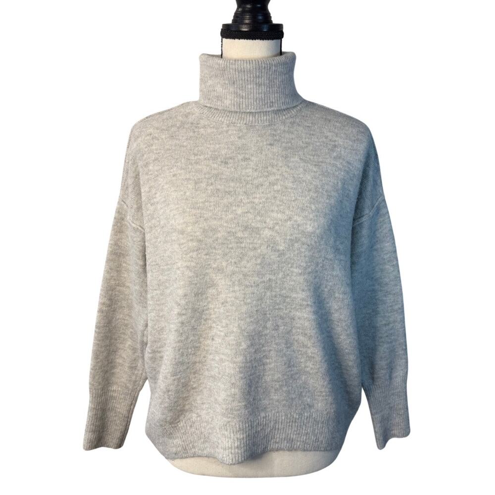 Vince Camuto Women’s Heather Gray Turtleneck Sweater Size XS